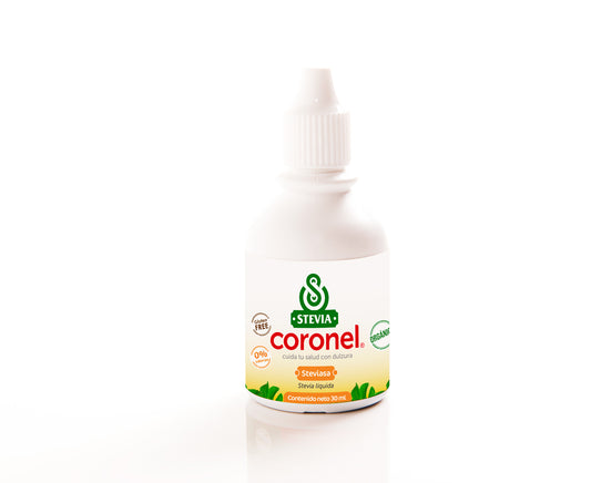 Stevia Coronel Linea pura y orgánica - Steviasa líquida de 30ml
