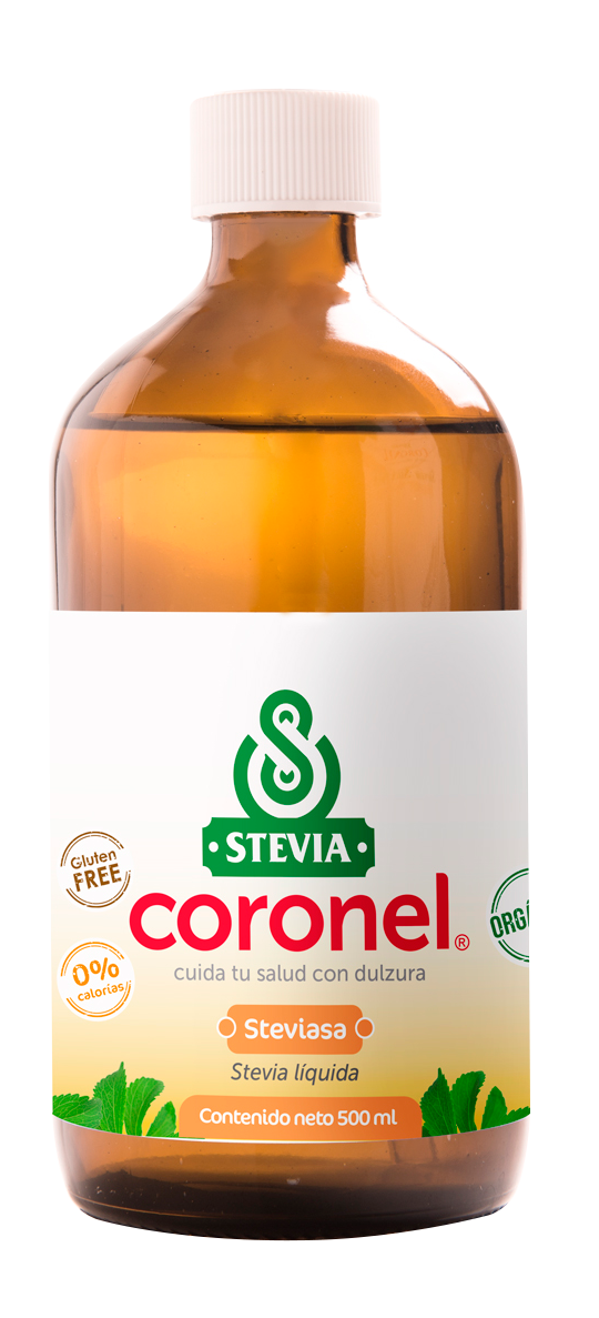 Stevia Coronel Linea pura y orgánica - Steviasa liquida de 500ml