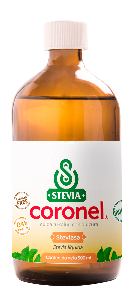 Stevia Coronel Linea pura y orgánica - Steviasa liquida de 500ml