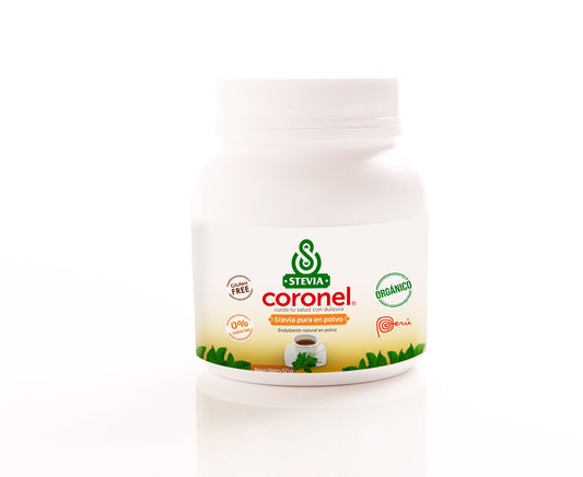 Stevia Coronel Linea pura y orgánica en polvo de 50gr
