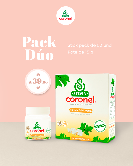 Stevia Coronel - Promoción Duo Pack