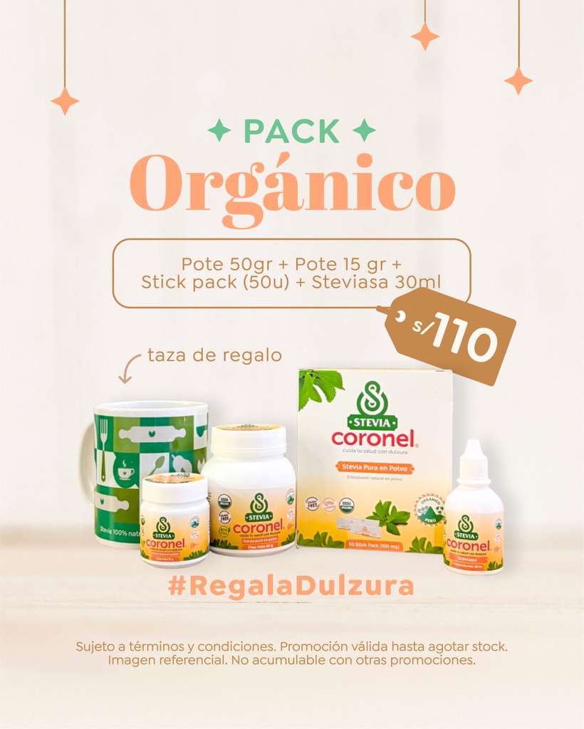 Pack orgánico Stevia Coronel
