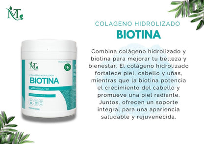 Colágeno hidrolizado y biotina