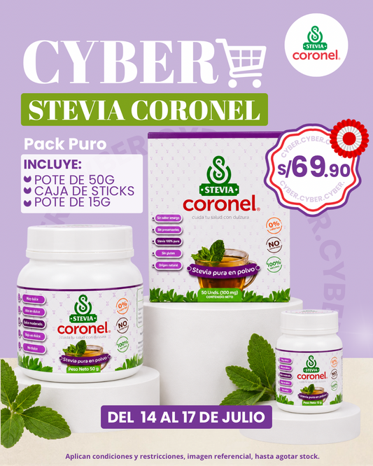 PACK PURO X CYBER STEVIA CORONEL