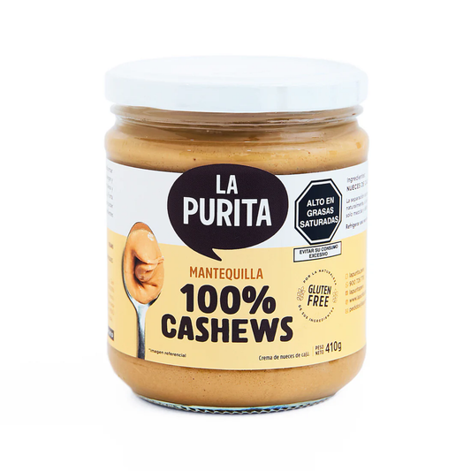 MANTEQUILLA DE CASHEWS 410G - LA PURITA