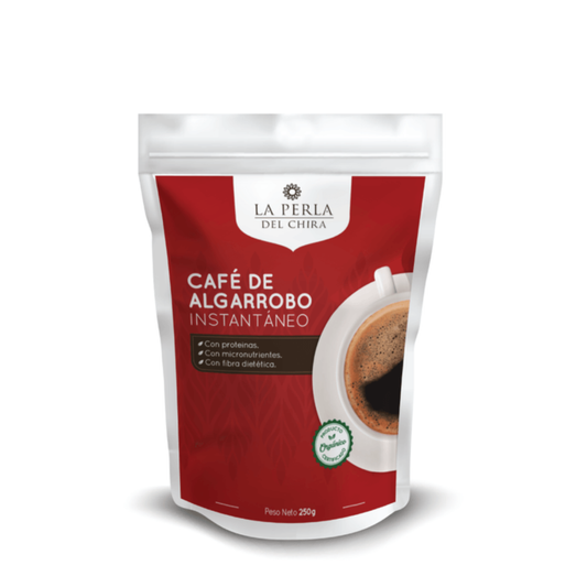 CAFÉ DE ALGARROBO INSTANTANEO 250G - LA PERLA DEL CHIRA