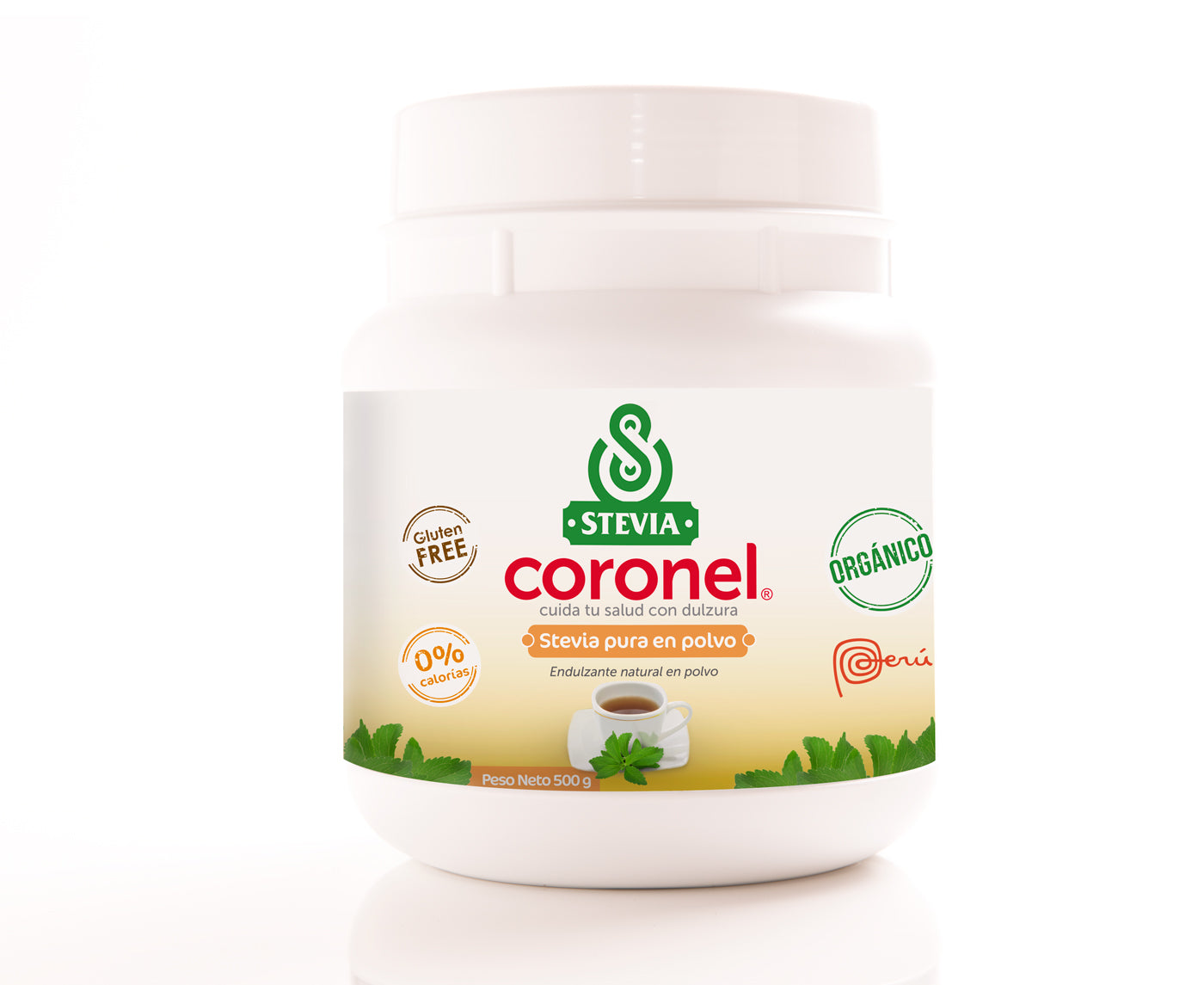 Stevia Coronel Linea pura y orgánica en polvo de 500gr